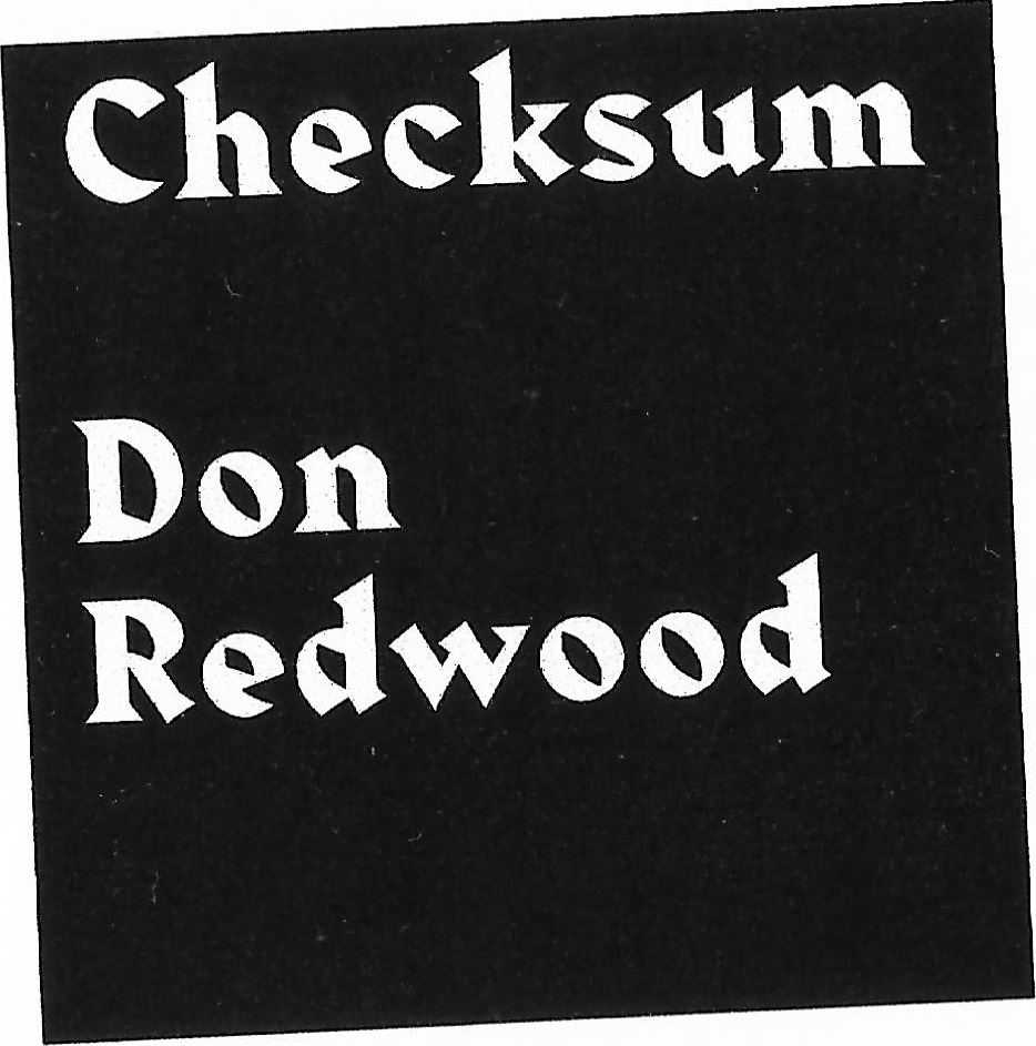 New story: Checksum | Don Redwood